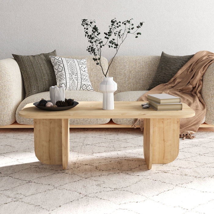 Hanah Home Mesa de Café Becaj - Sapphire Oak
